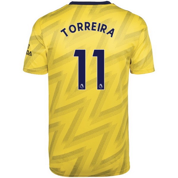 Camiseta Arsenal NO.11 Torreira 2ª 2019-2020 Amarillo